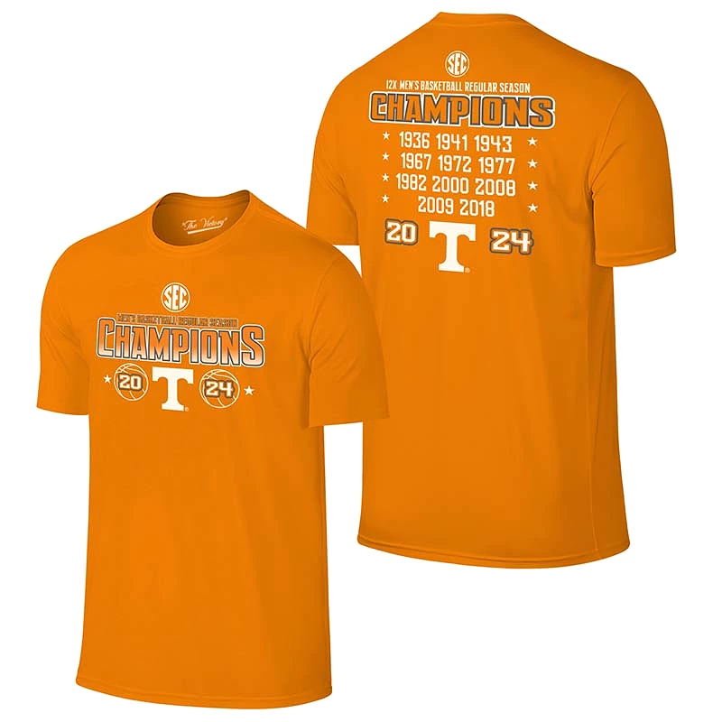 2024 UT SEC Basketball Champions Years Short Sleeve T-Shirt