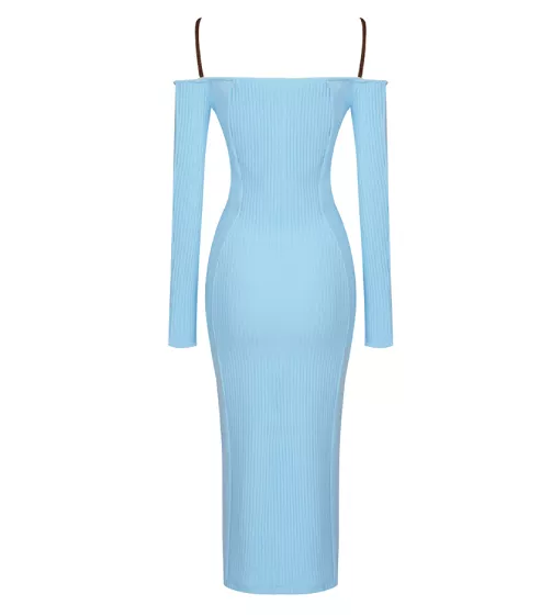 Armira Blue Midi Dress