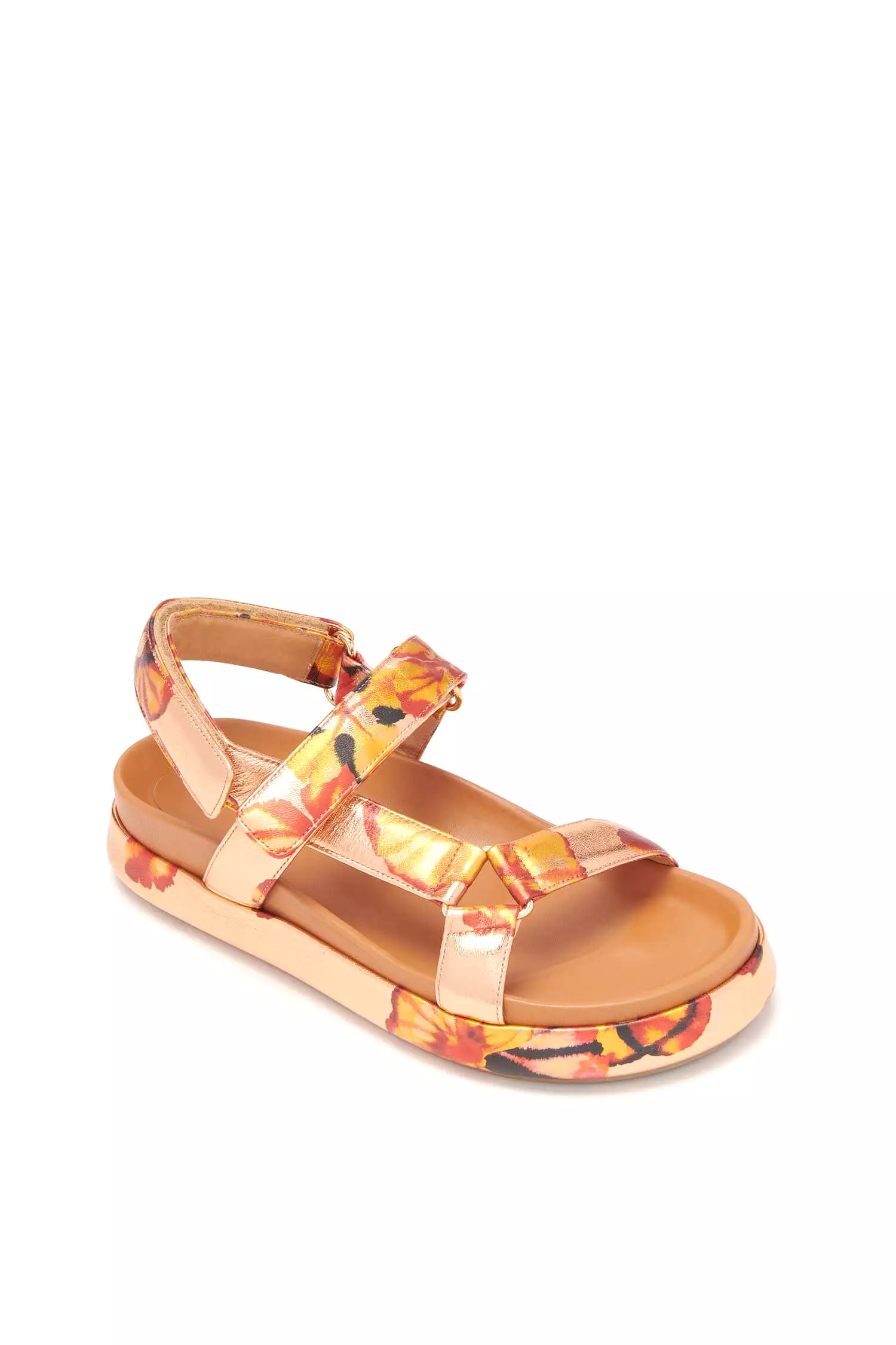 Astra Sandal - Copper Floral