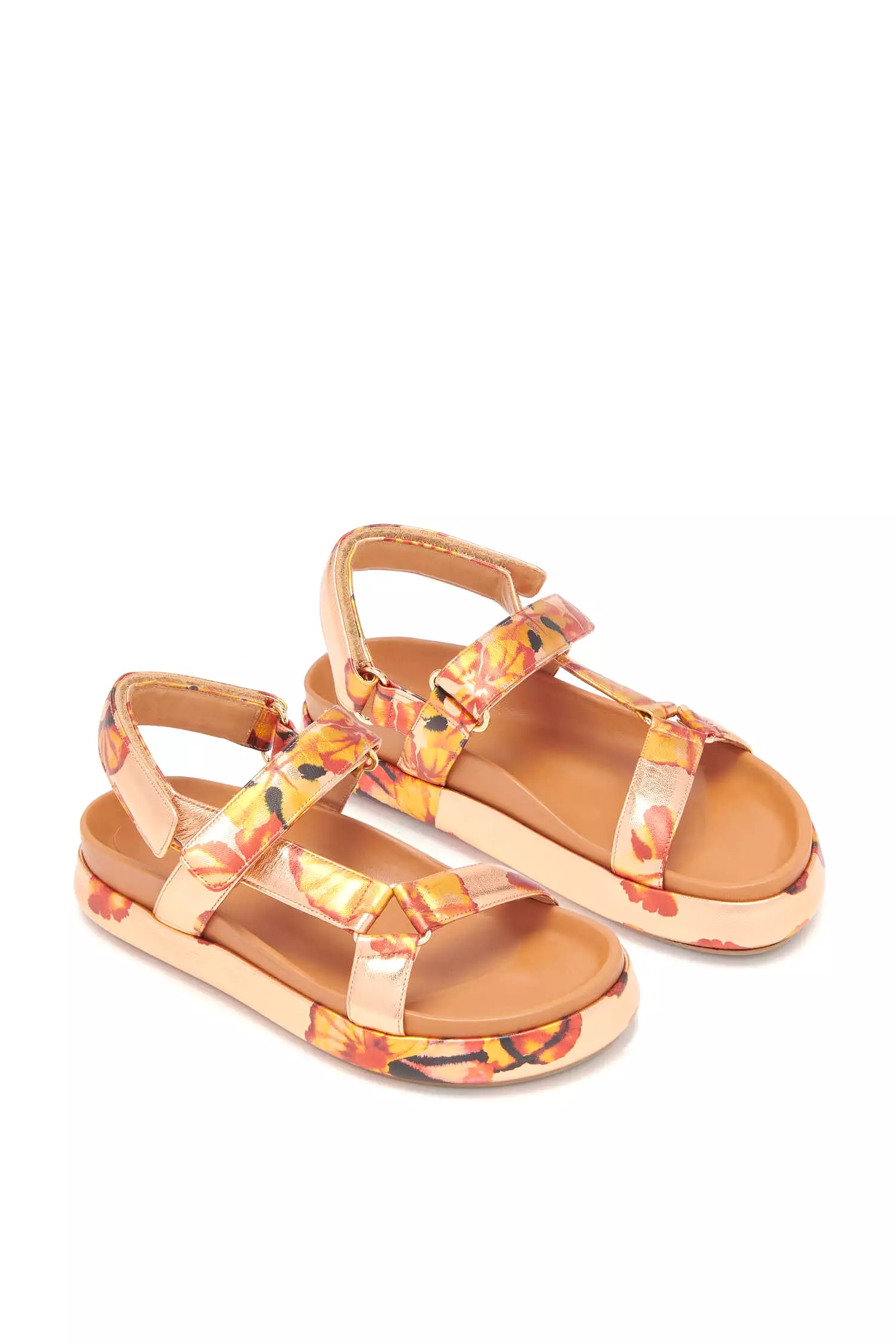 Astra Sandal - Copper Floral