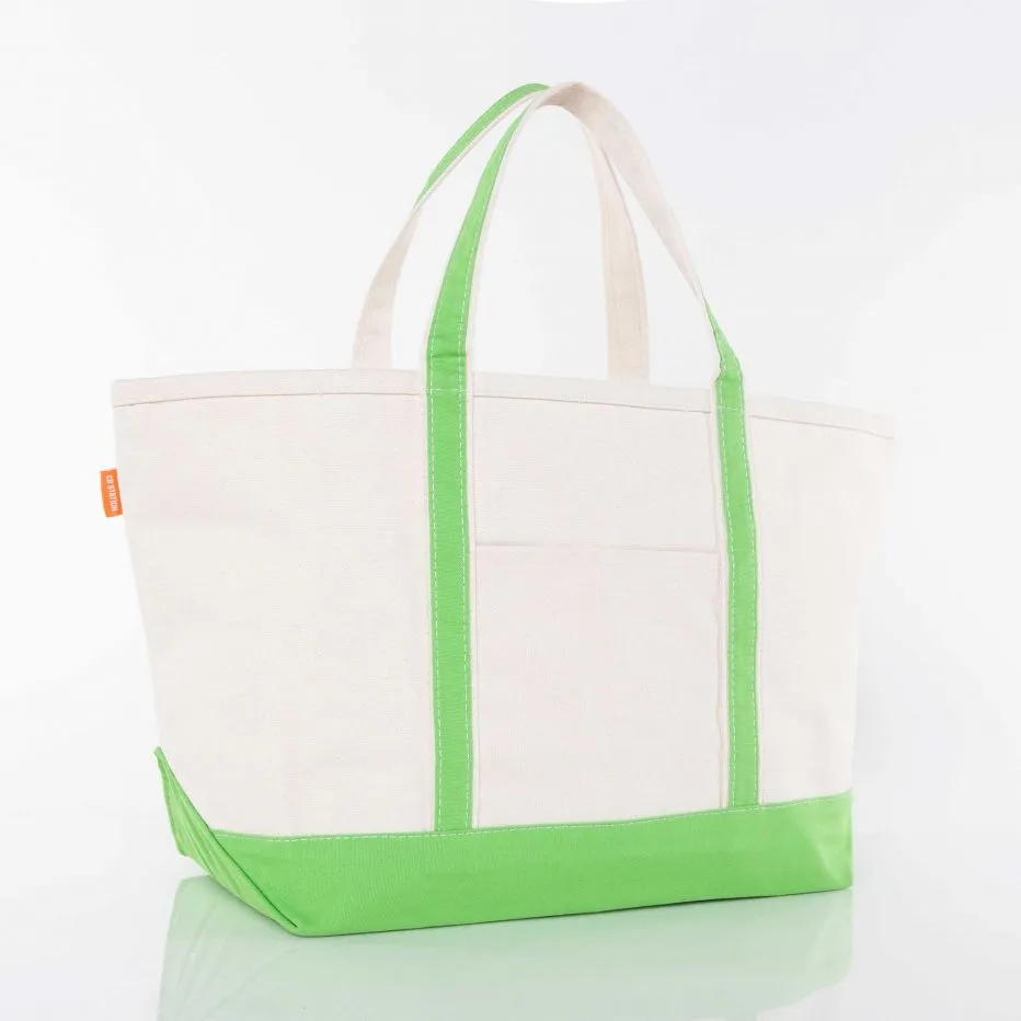 Canvas Large Boat Tote  - (five colorways)