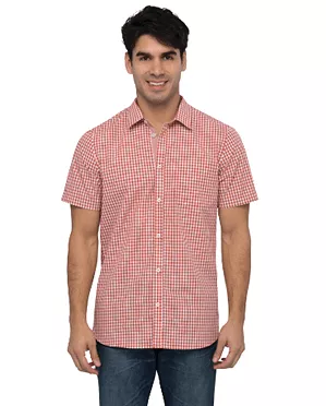 Chef Works Gingham Men's Modern Fit Shirt