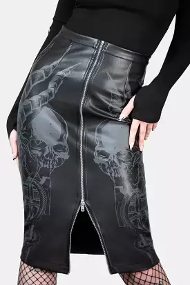 Darkest Myth Pencil Skirt