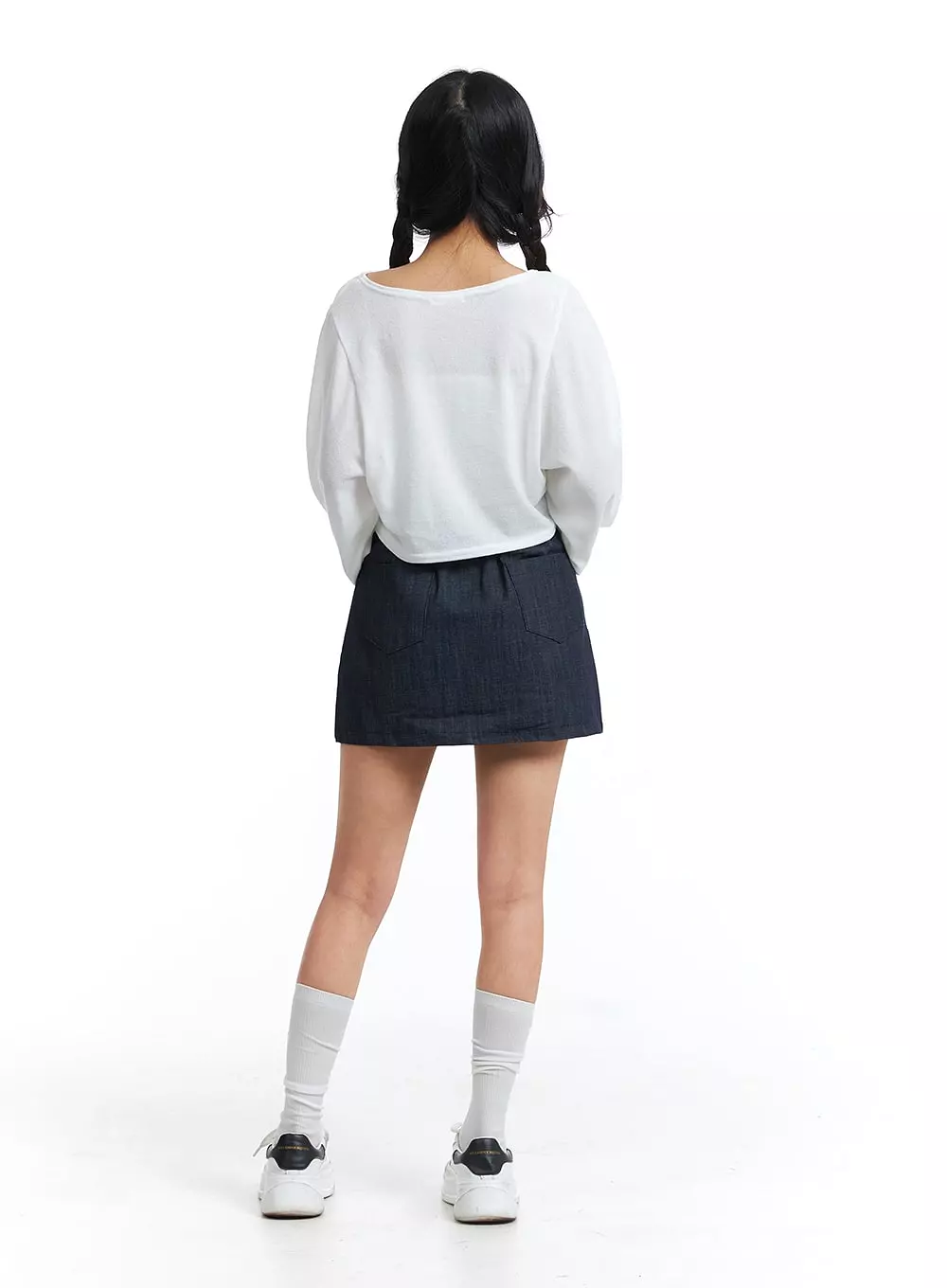 Denim Mini Skirt OJ426