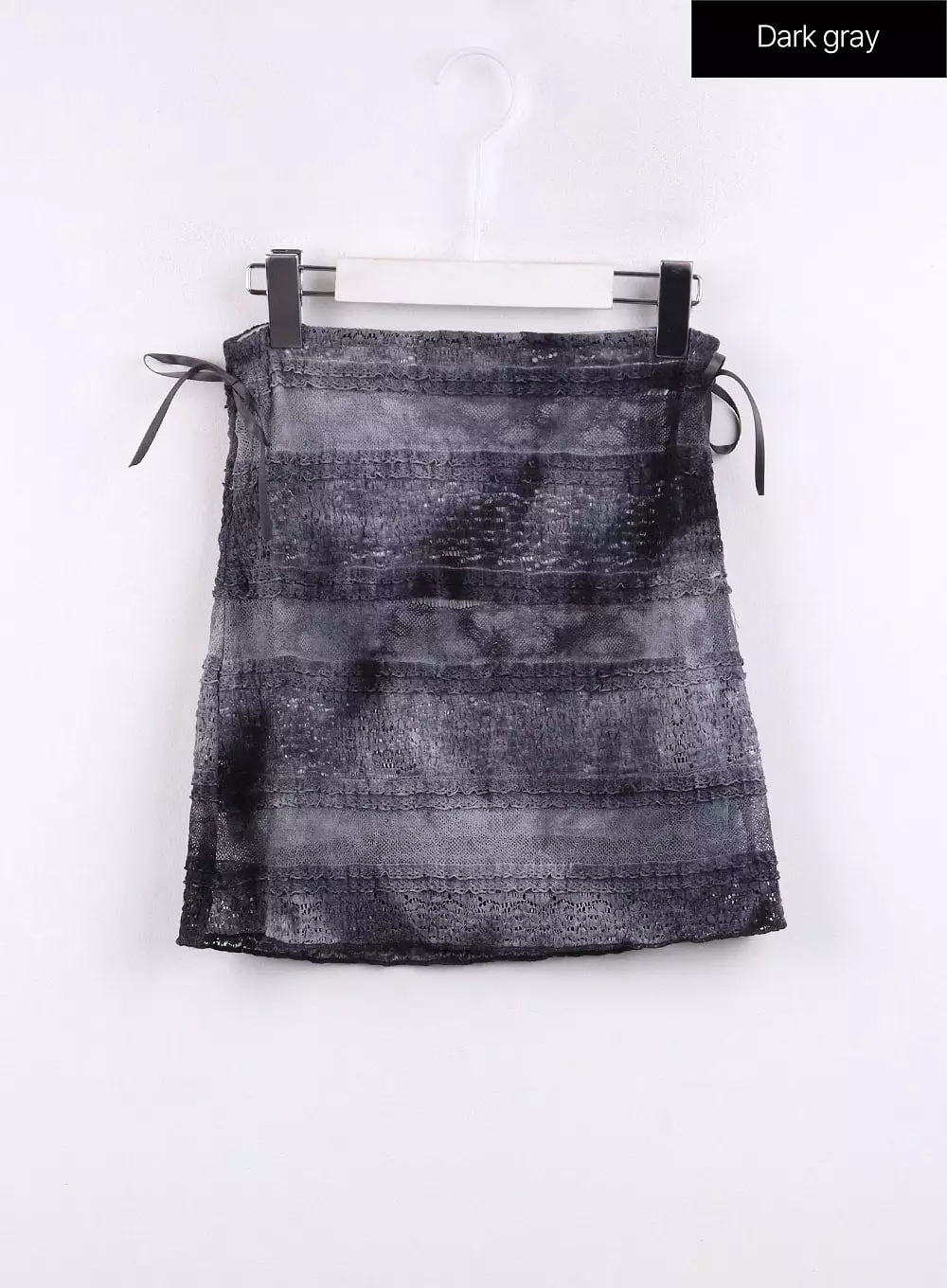 Dyed Ribbon Tie Mini Skirt CJ424