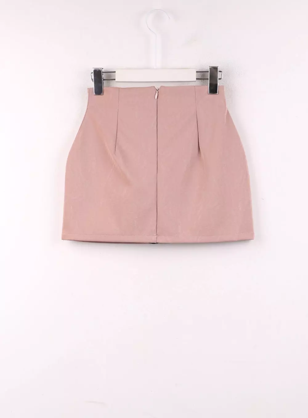 Faux Leather Mini Skirt IJ430