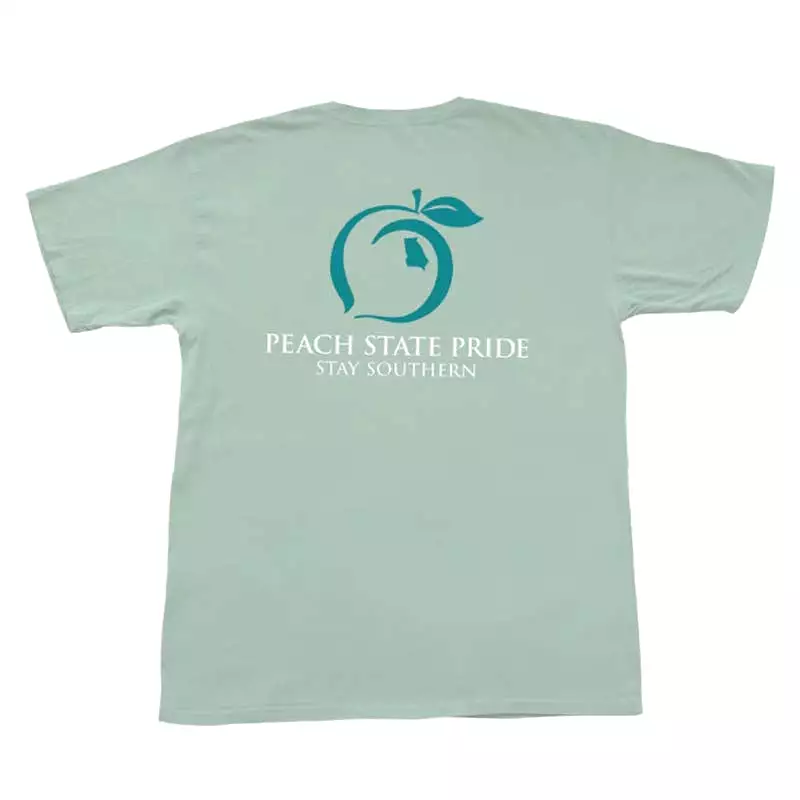 Georgia Stay Southern Aqua Short Sleeve T-Shirt