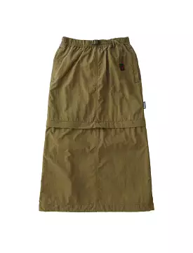 Gramicci Convertible Micro Ripstop Skirt Army Green