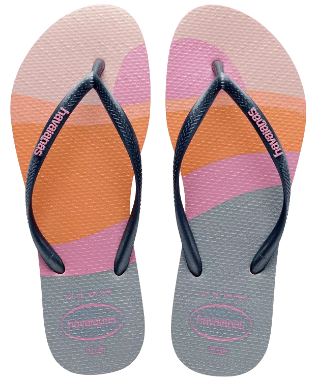 Havaianas Slim Palette Glow Flip Flops - Peony Rose