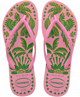 Havaianas Slim Tucano Flip Flops - Pink Lemonade