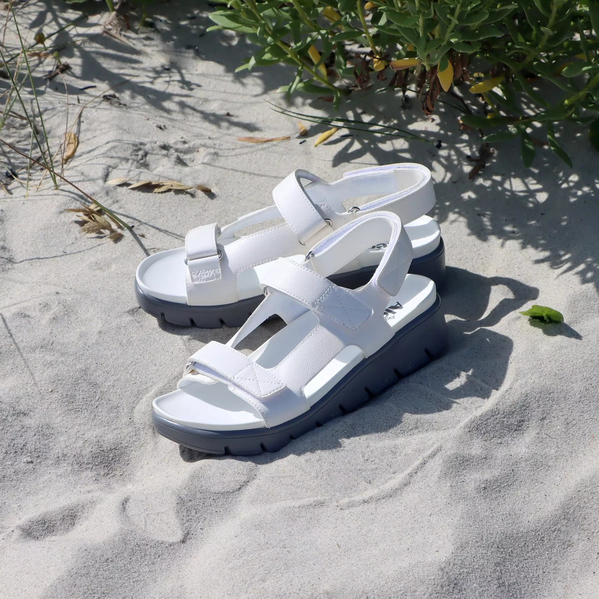 Henlee White Sandal