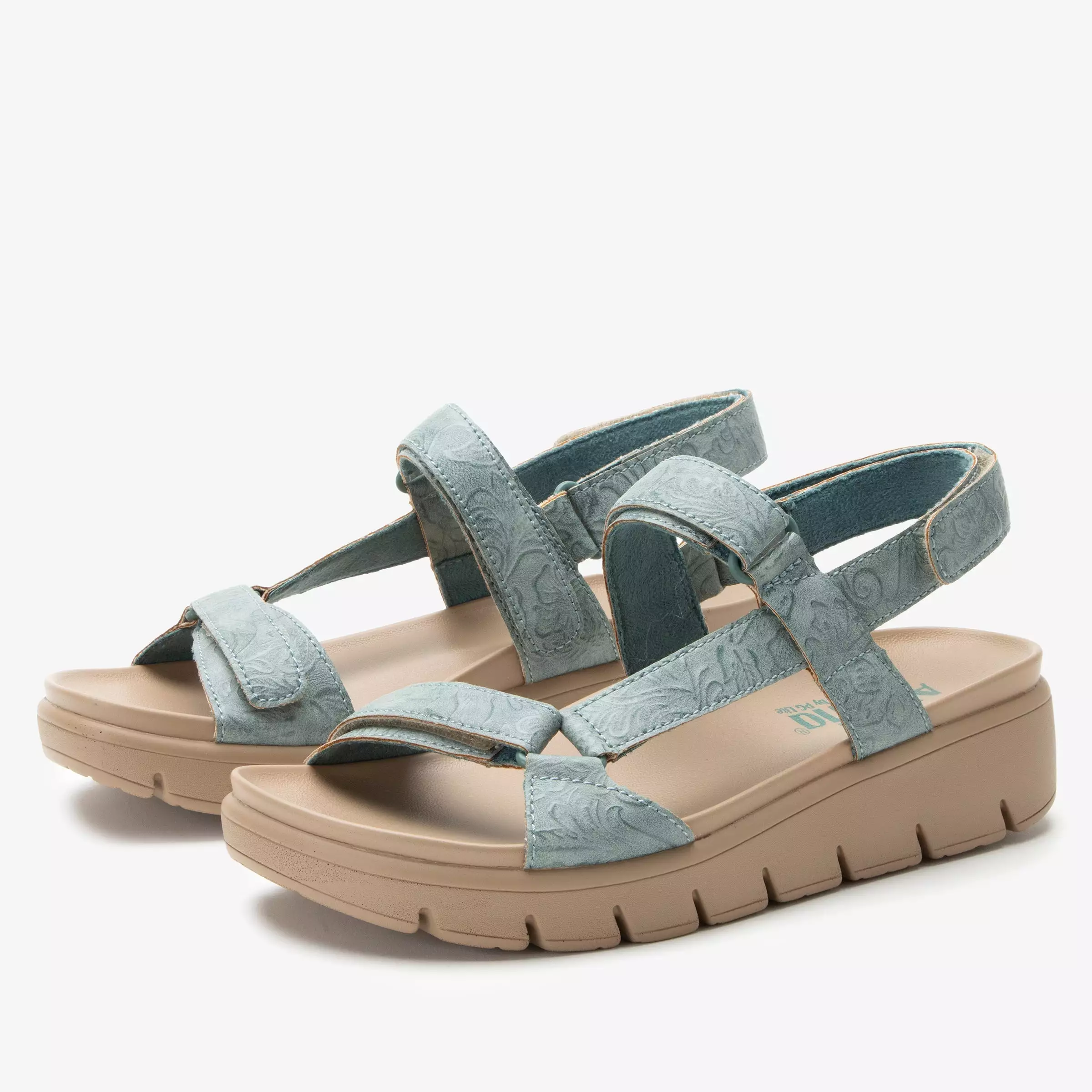 Henna Aged Denim Sandal