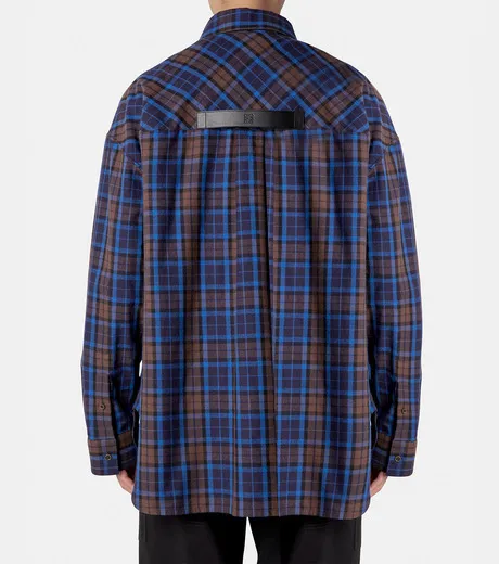 LOEWE  |Glen Patterns Other Plaid Patterns Long Sleeves Leather