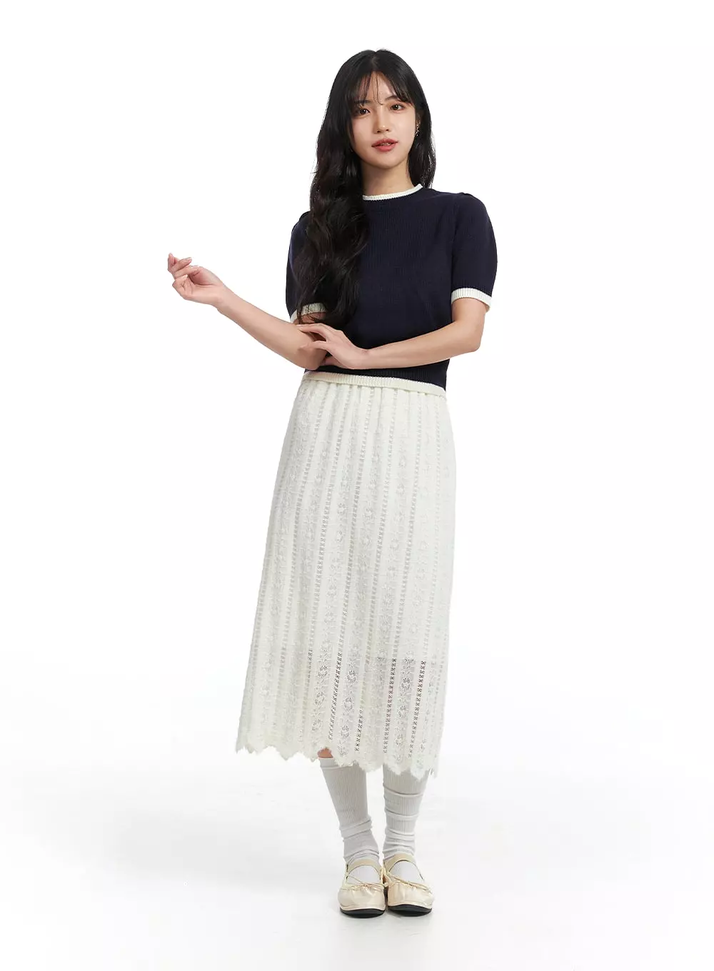 Long Laced Skirt OJ425