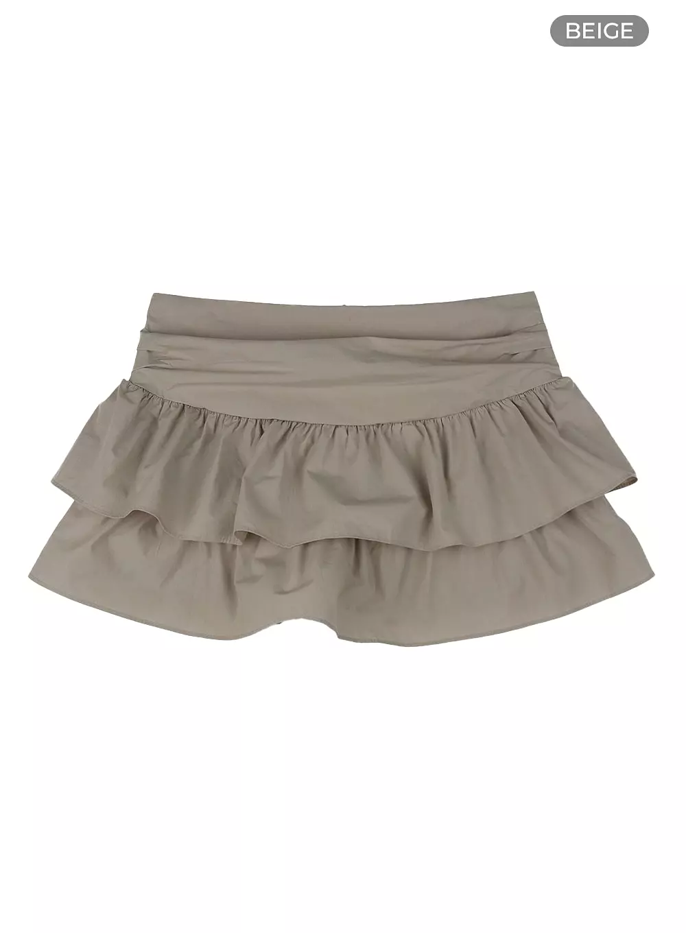 Low-Rise Frill Mini Skirt CF429