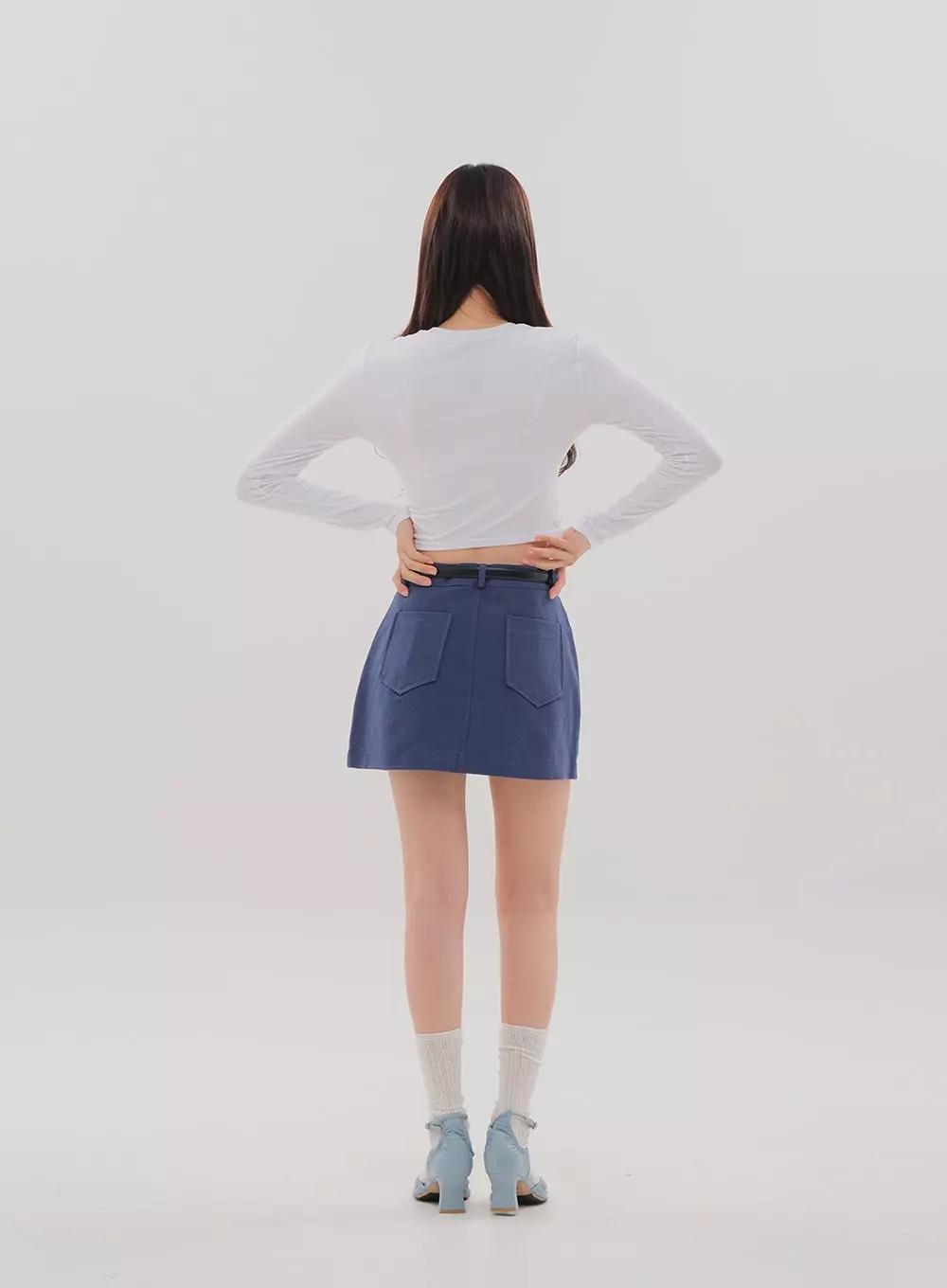 Low Rise Mini Skirt B1502