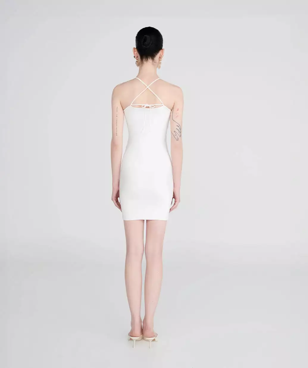 Maygel Coronel - Coari Mini Dress - White