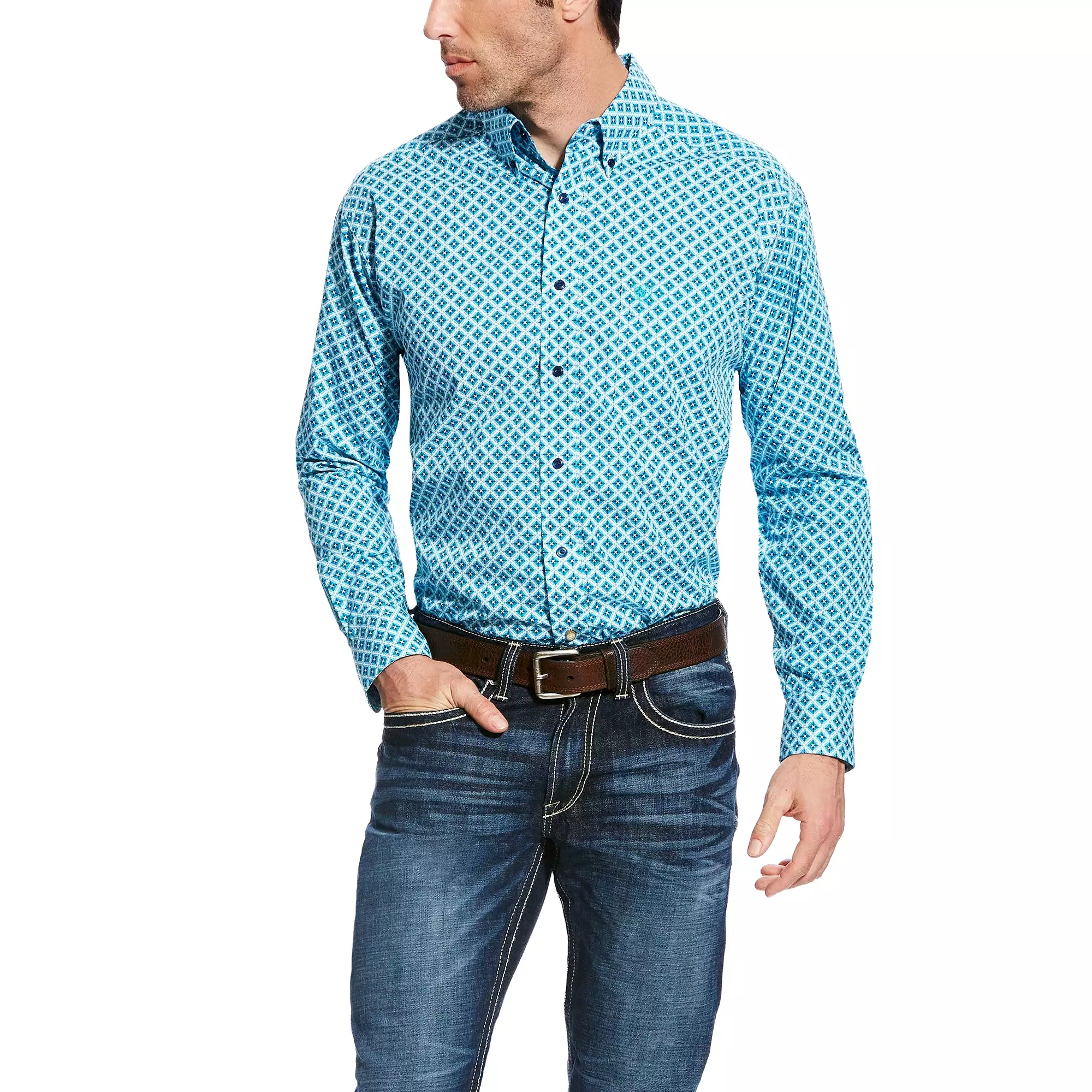 Men's Ariat Godwin Shirt Poppies