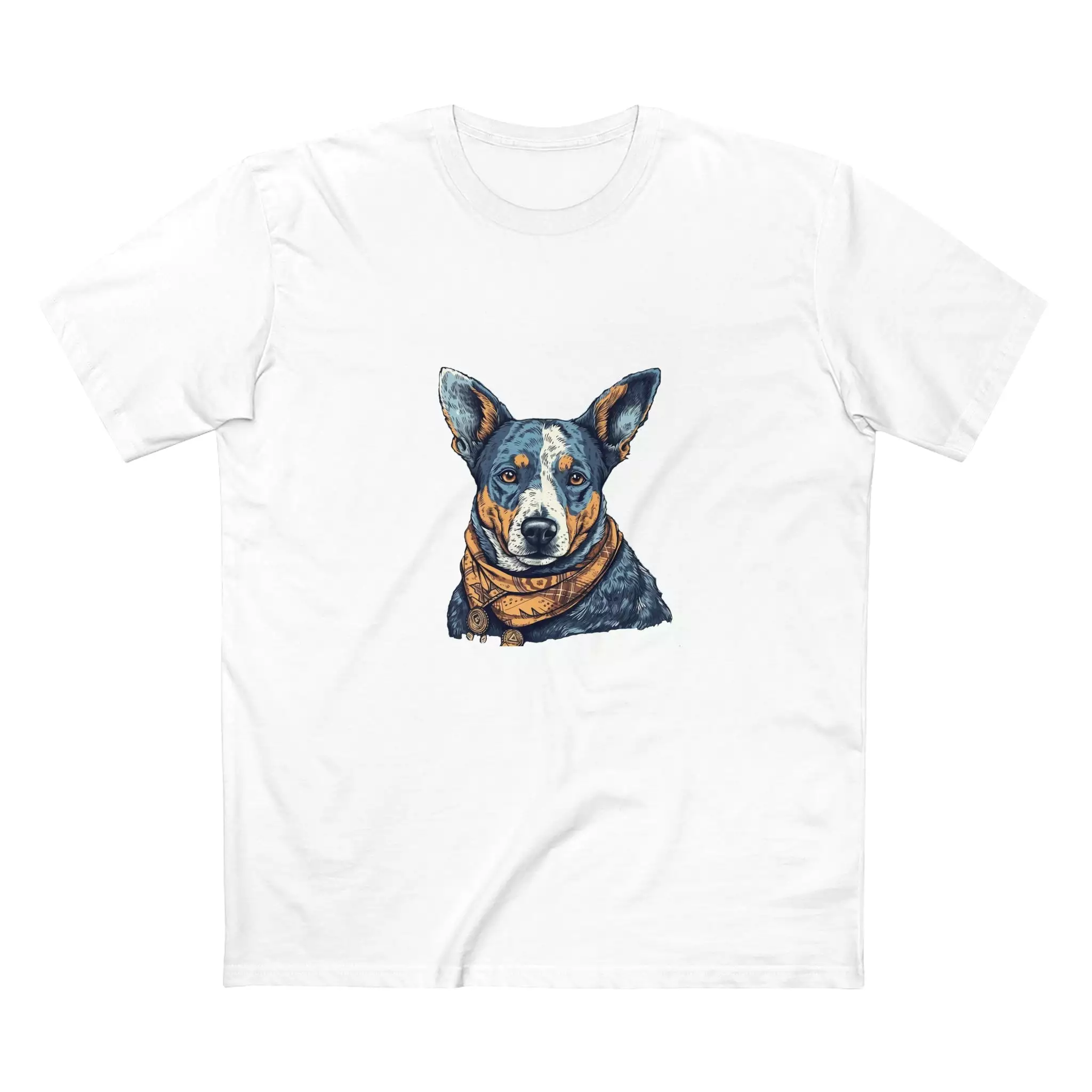 Men's Blue heeler Crew Neck T-shirt