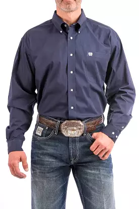 Men's Cinch Solid Navy Shirt