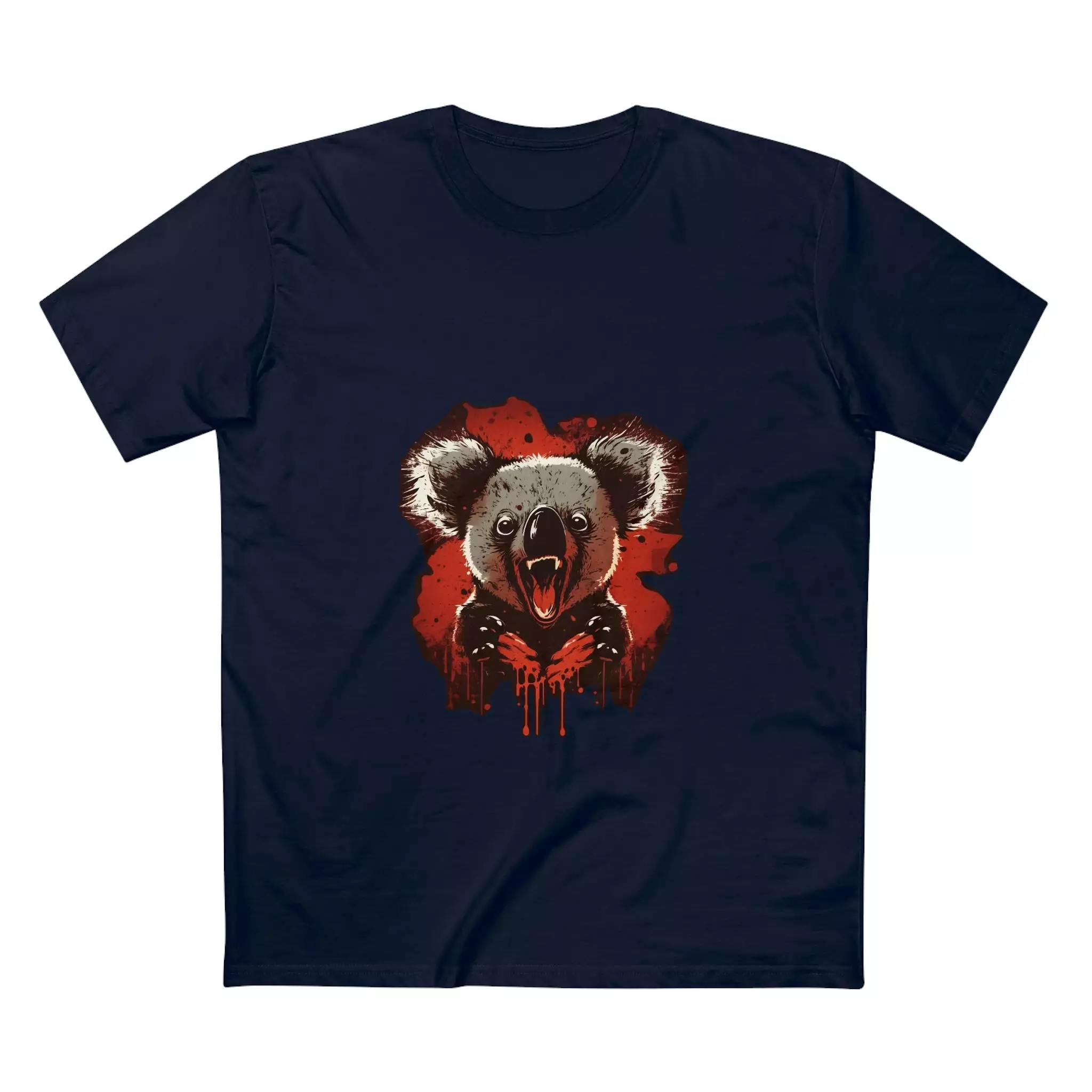 Men's Evil Drop bear crew neck T-shirt