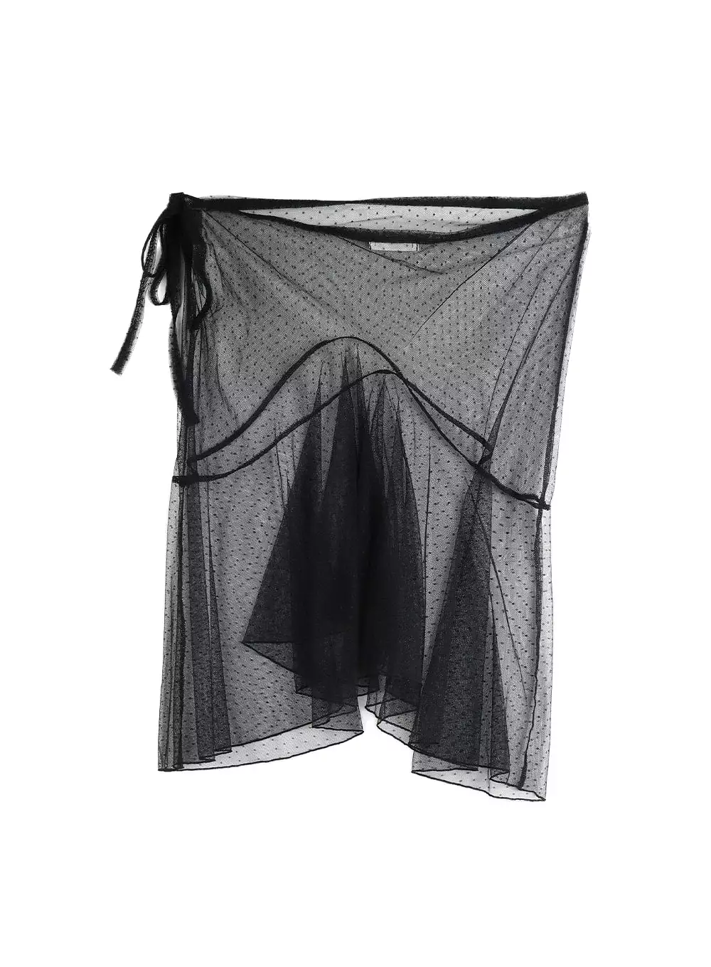 Mesh Polka Dot Cover-Up Skirt IM414