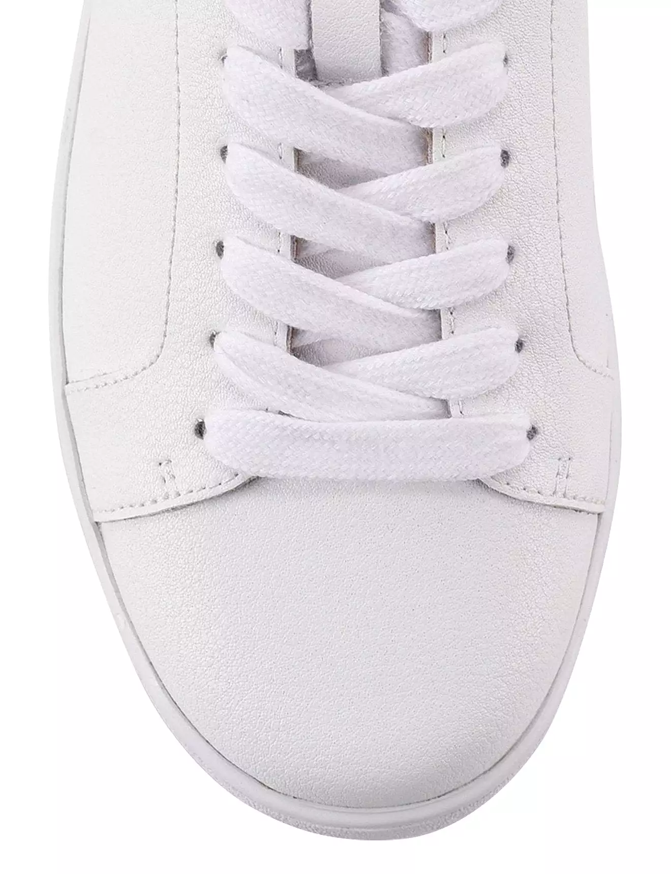 Monarch Leather Sneaker - White / Grey Leather