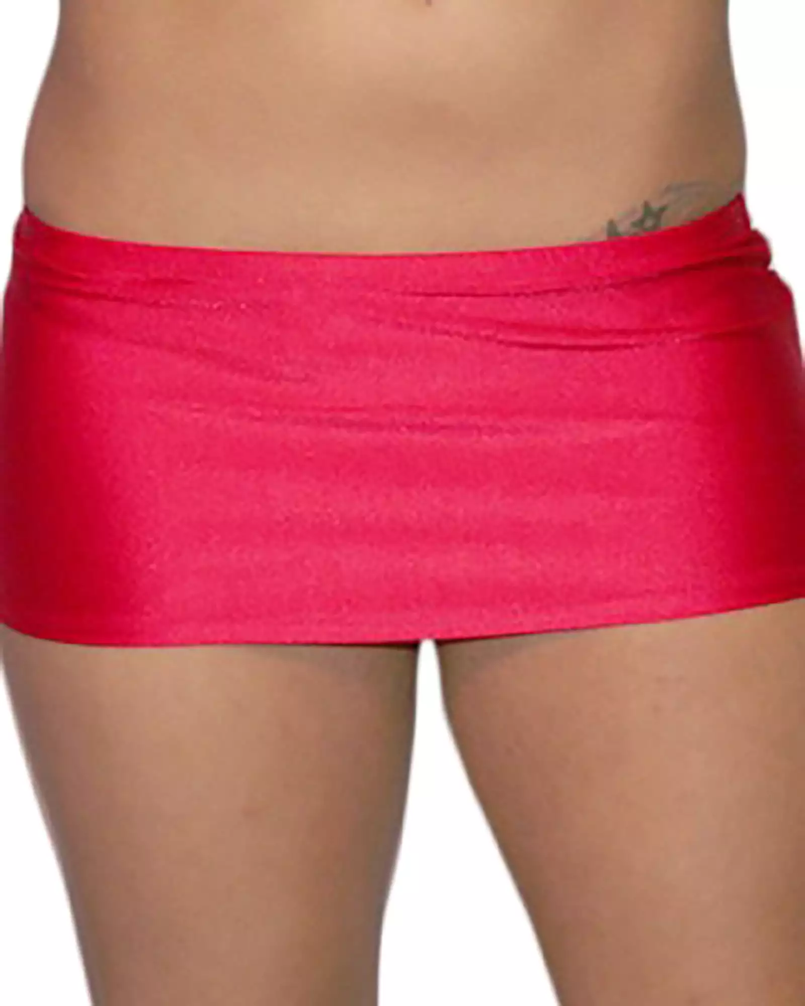 Neon Pink Curve Hugging Mini Skirt