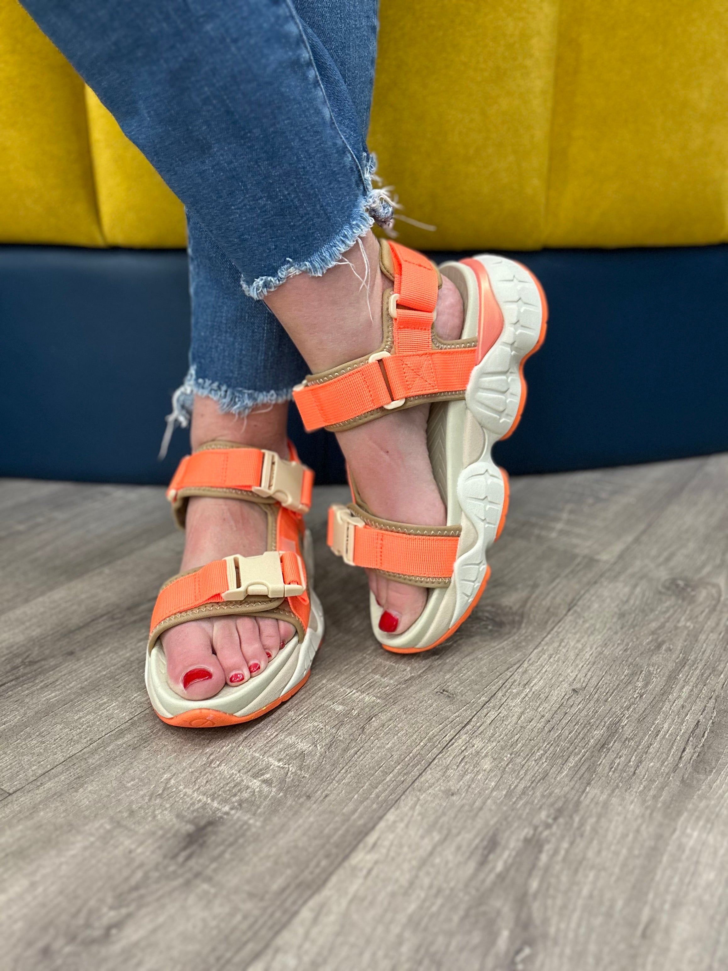 No Name Krazee Sandal Fluo Orange