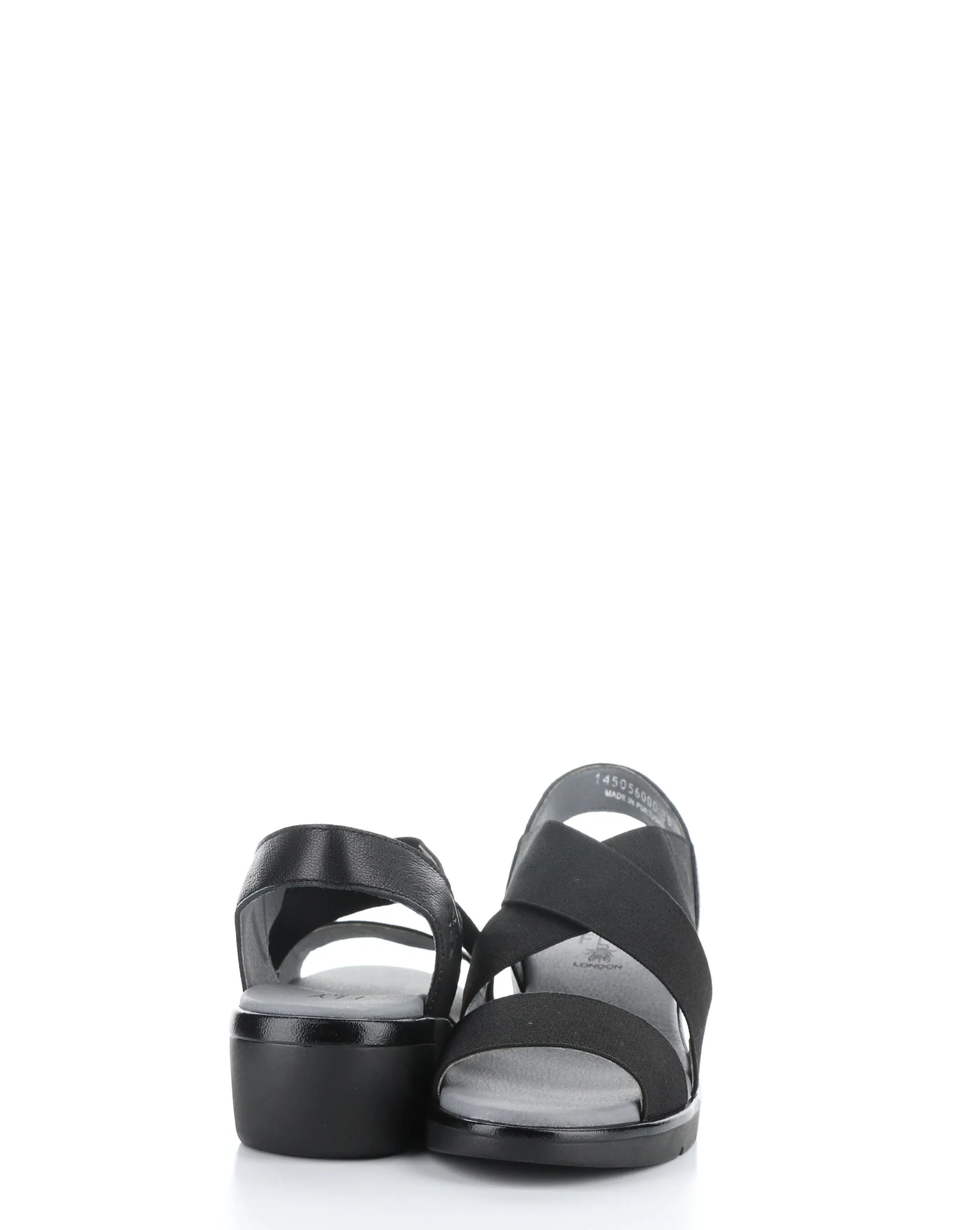 NOLI056FLY 000 BLACK Elasticated Sandals