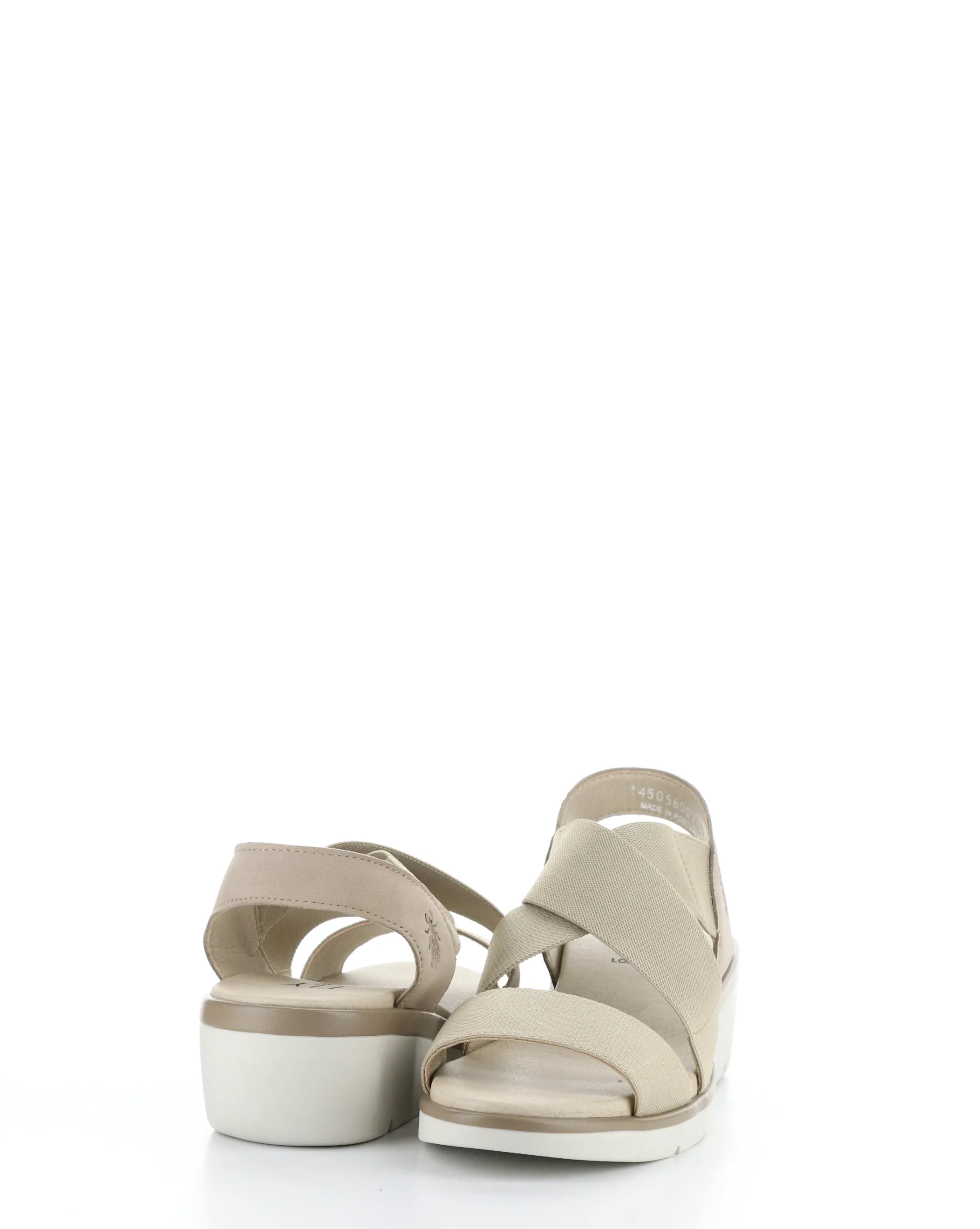 NOLI056FLY 002 TAUPE Elasticated Sandals