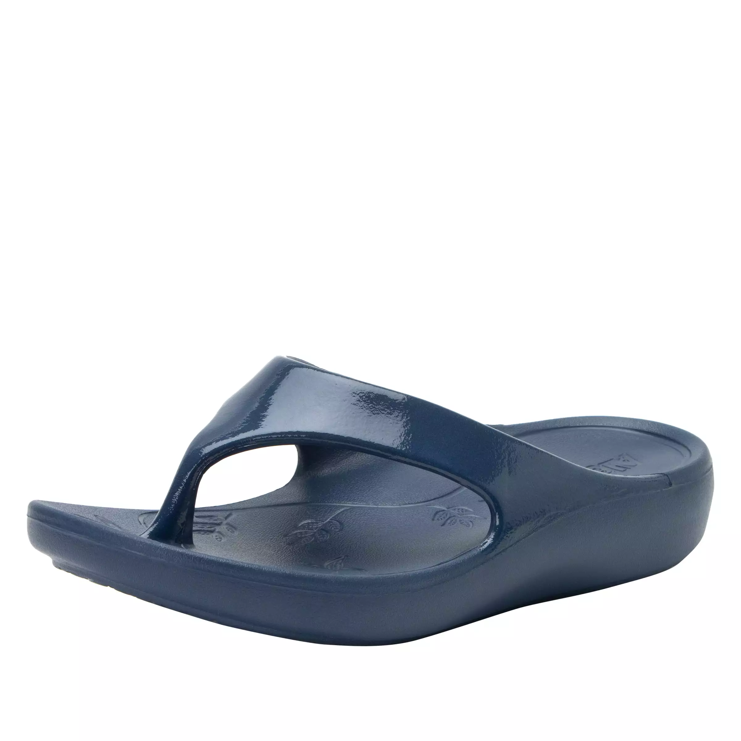 Ode Navy Gloss Sandal