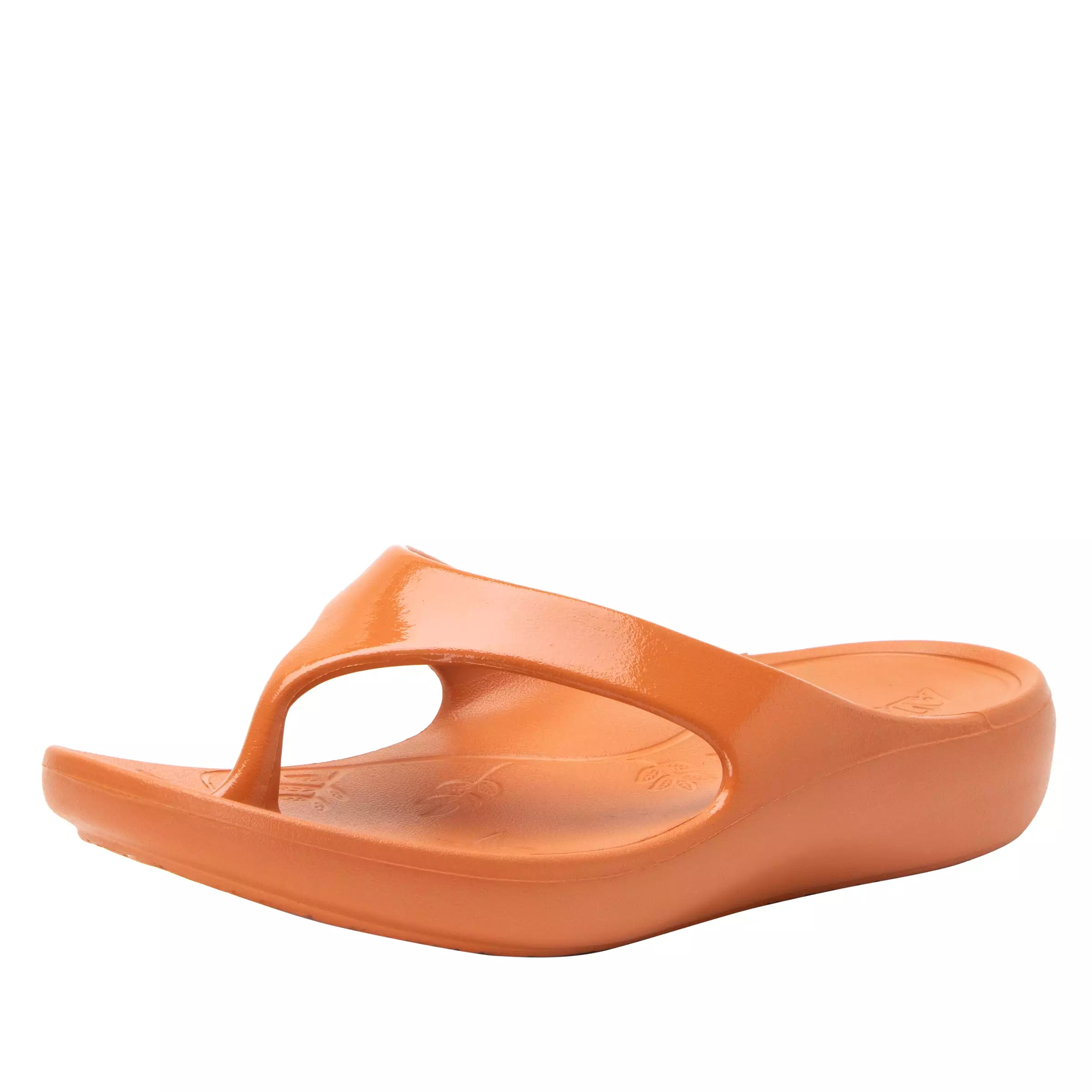 Ode Tangerine Gloss Sandal