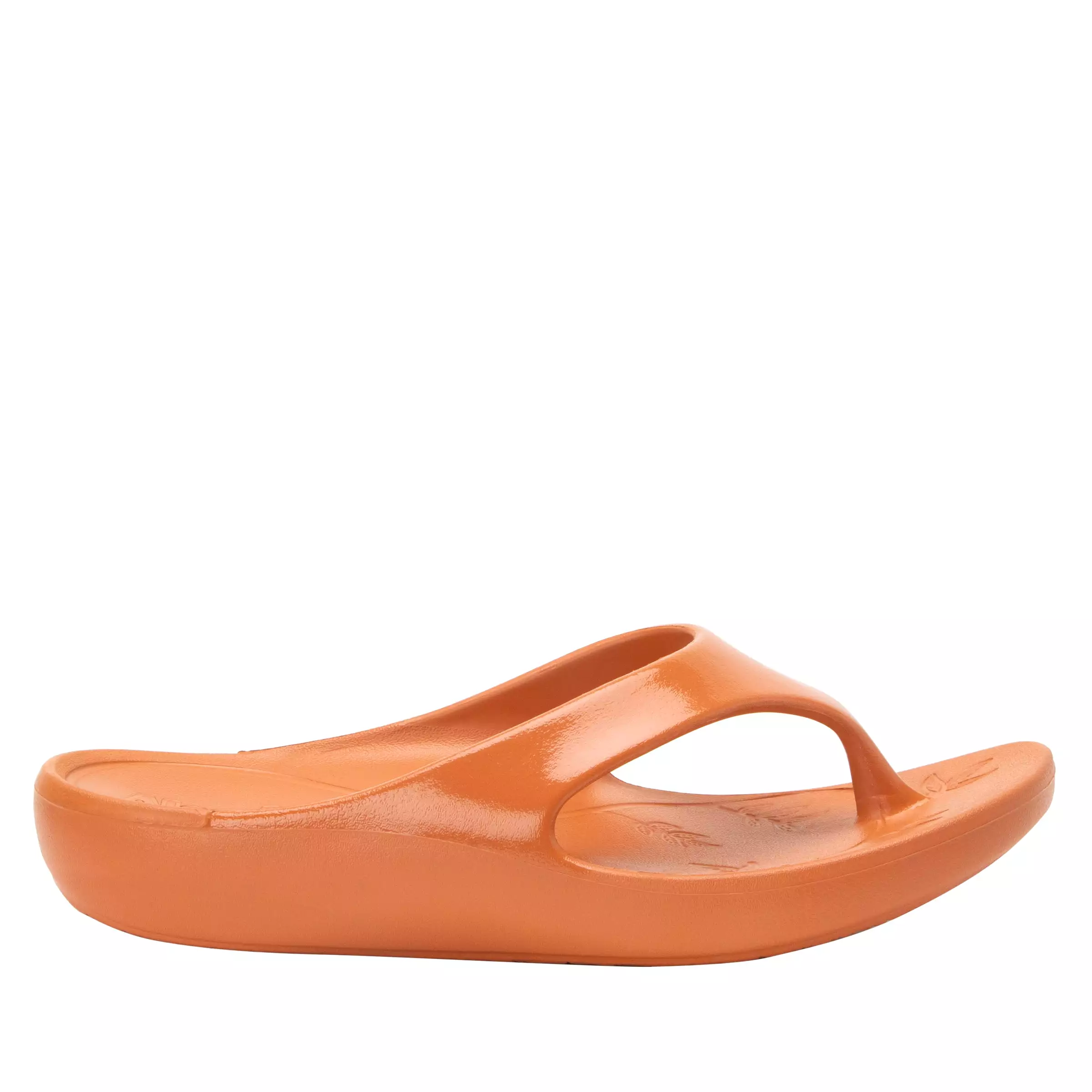 Ode Tangerine Gloss Sandal