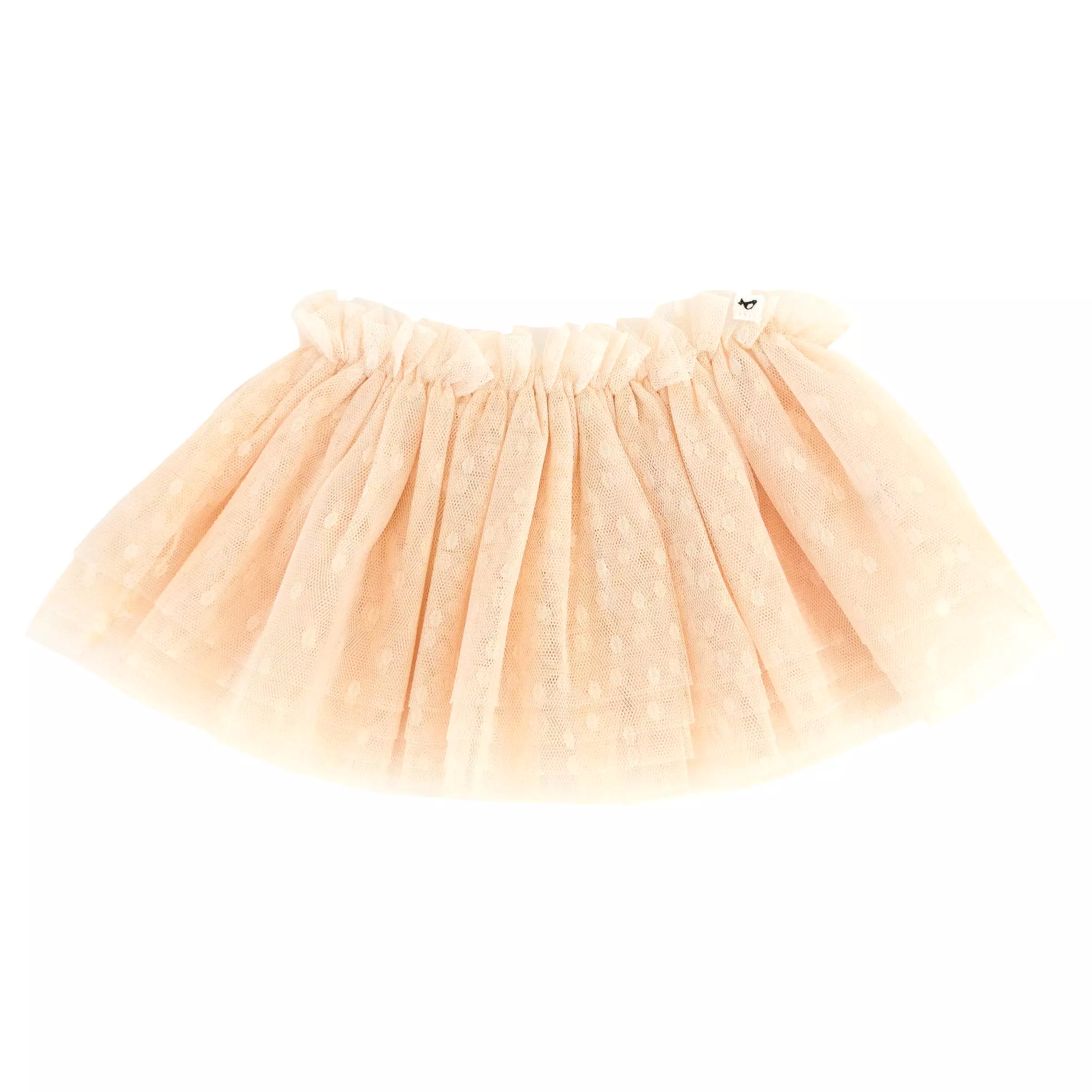 oh baby! Dotted Mesh Frill Tutu Skirt - Natural