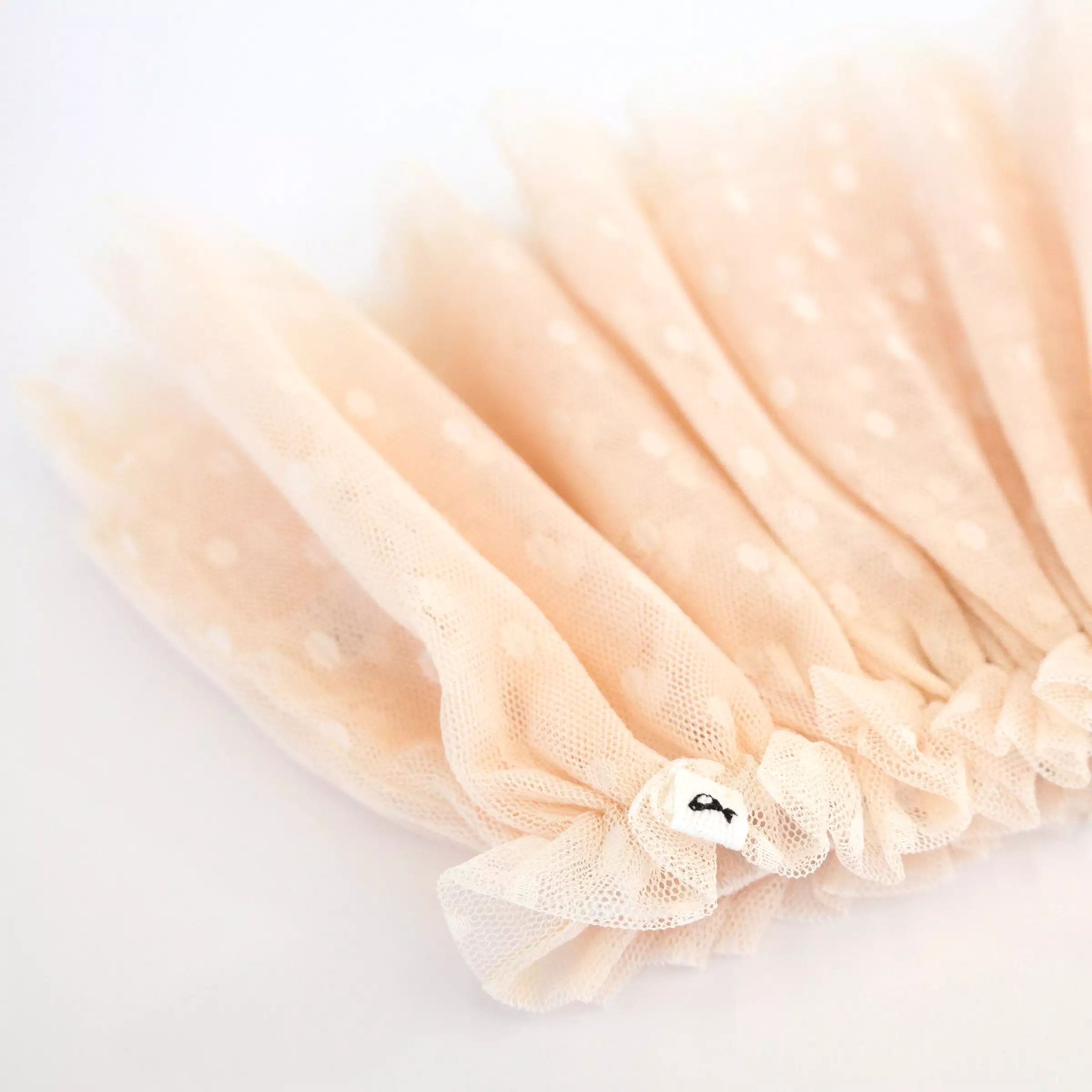 oh baby! Dotted Mesh Frill Tutu Skirt - Natural