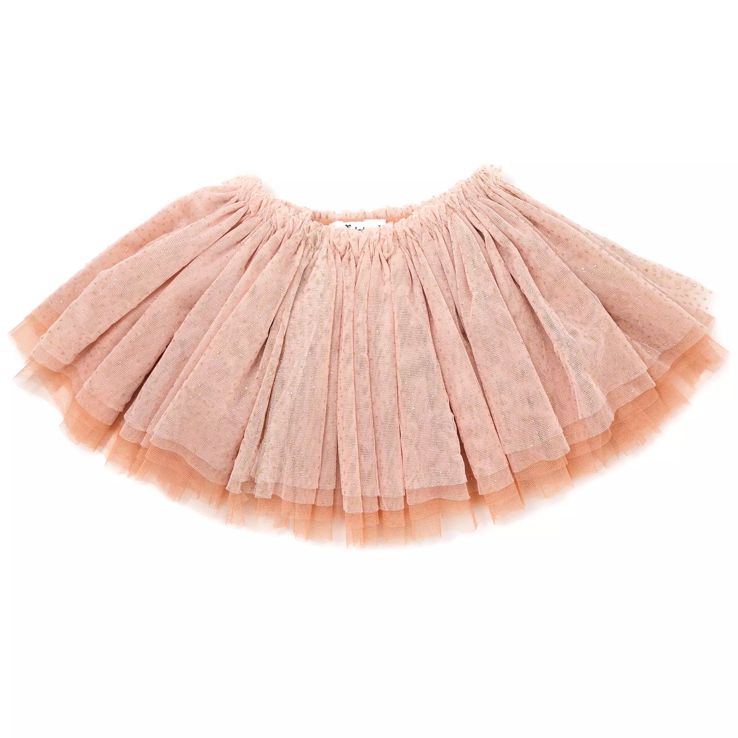 oh baby! Frill Tutu Vintage Pink/Gold over Pale Pink