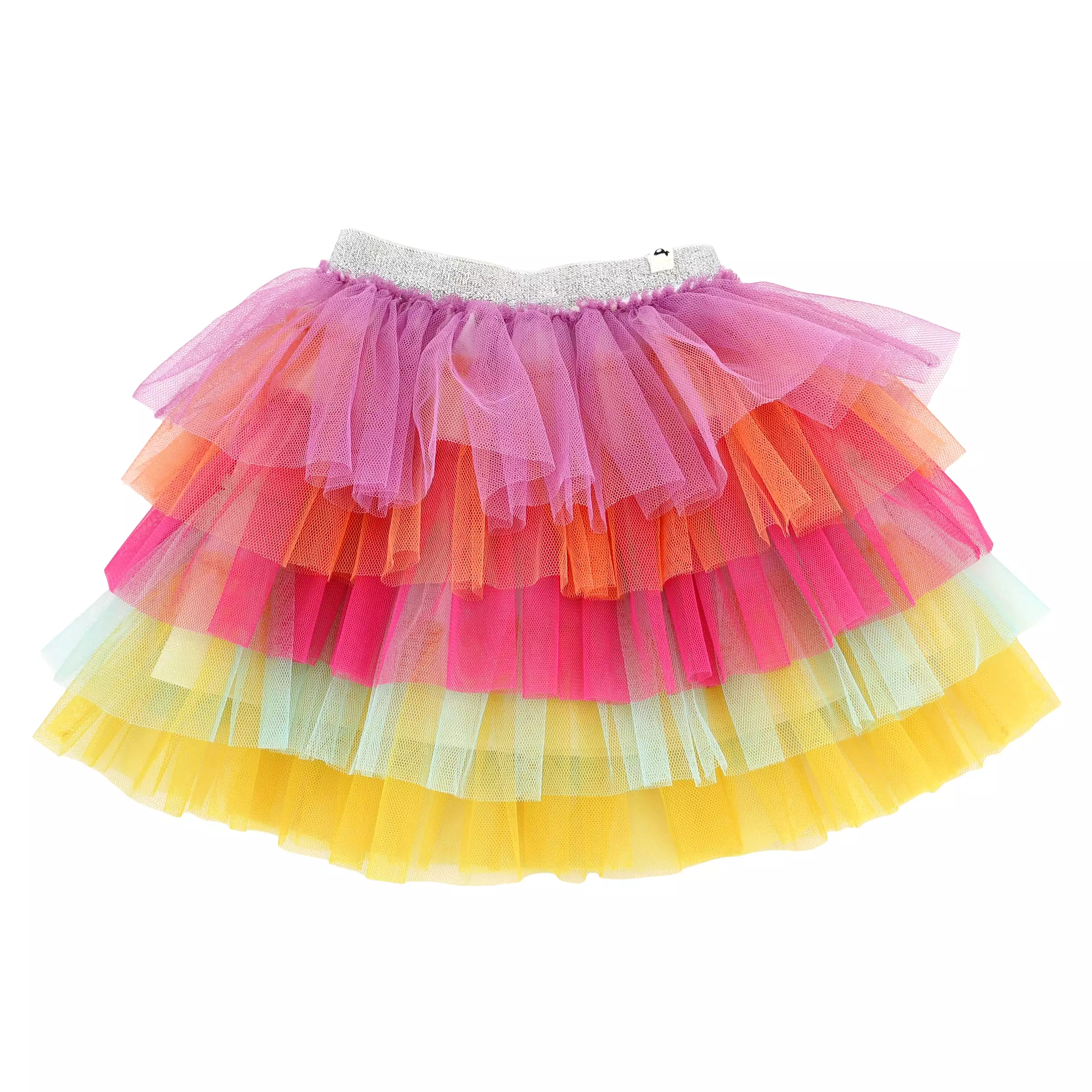 oh baby! Ombre Layered Skirt - Brightest Rainbow