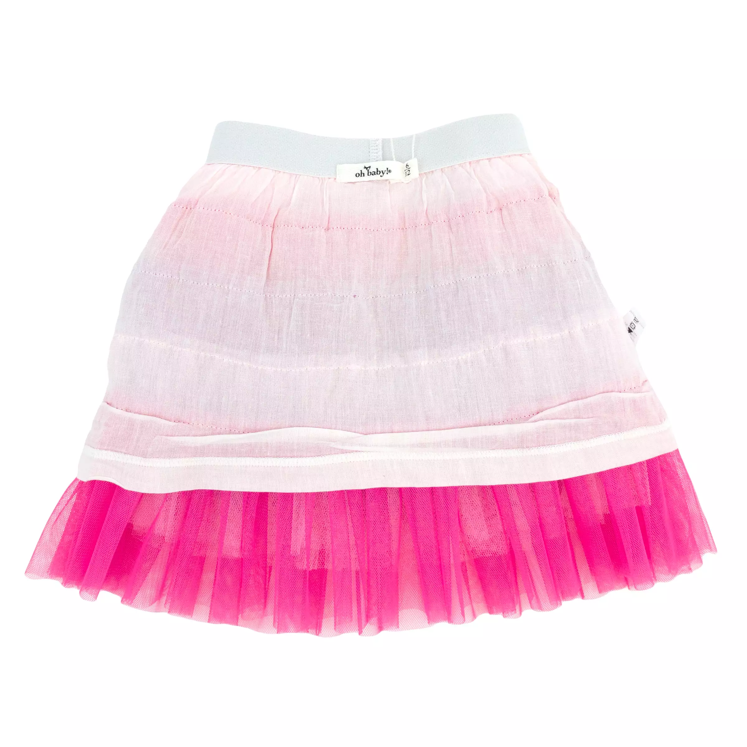 oh baby! Ombre Layered Skirt - Cotton Candy