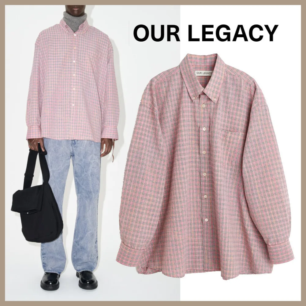 OUR LEGACY  |Other Plaid Patterns Unisex Nylon Street Style Long Sleeves