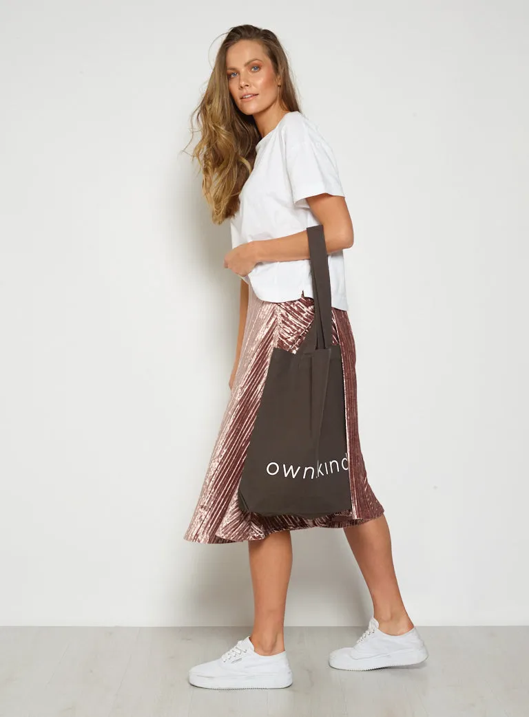 Own Kind Canvas Tote-Black