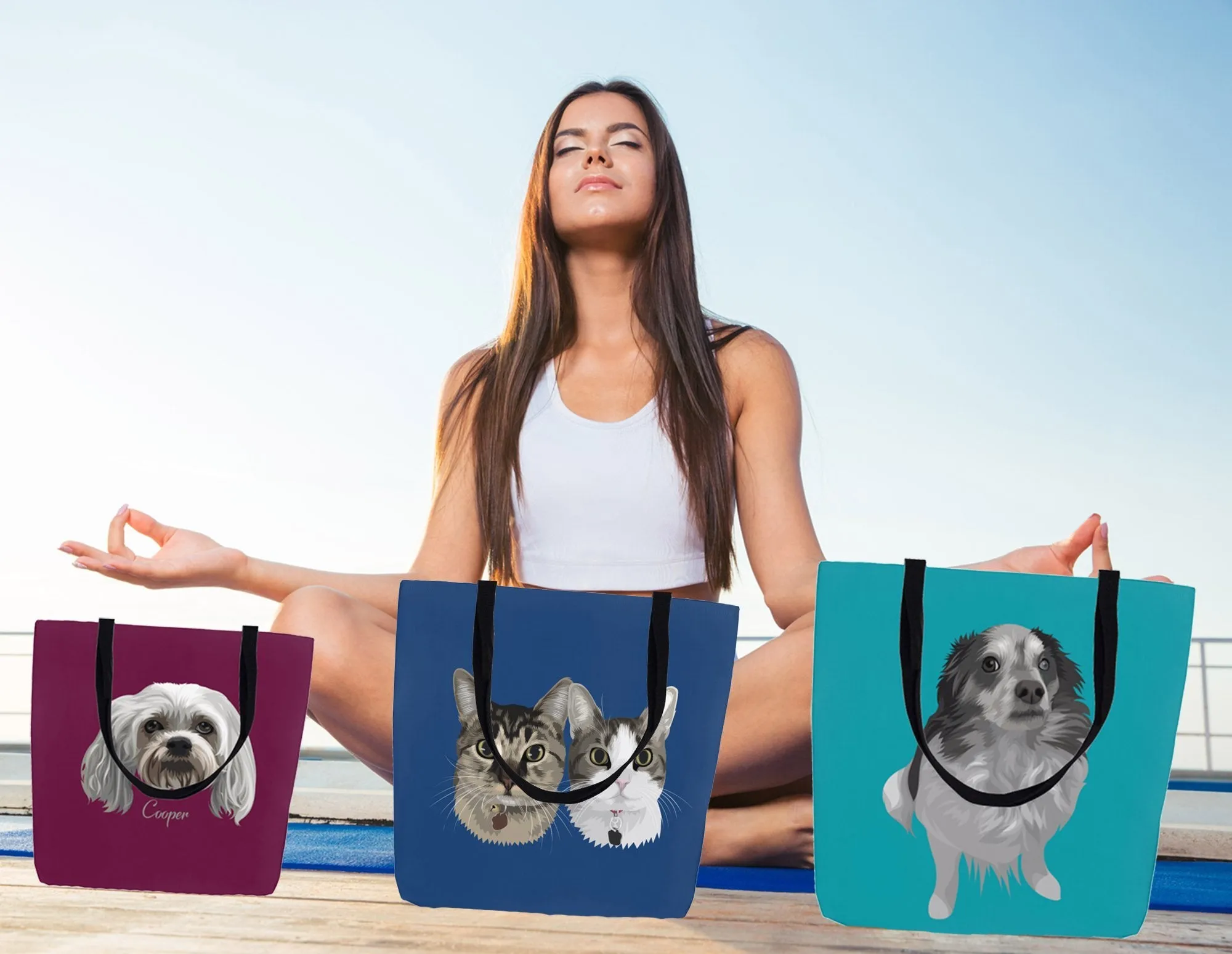 Pet Portrait Tote