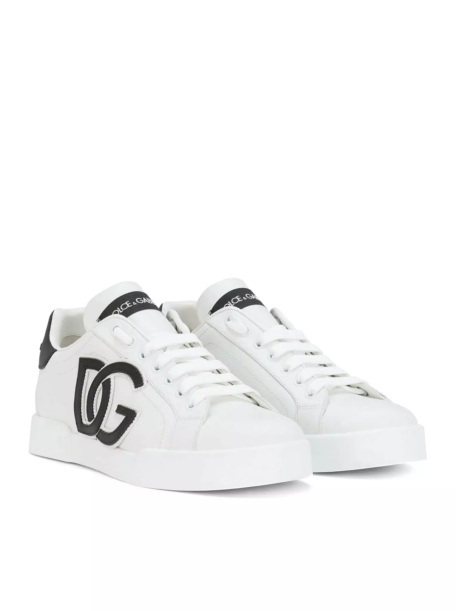 Portofino sneaker in calfskin with DG logo