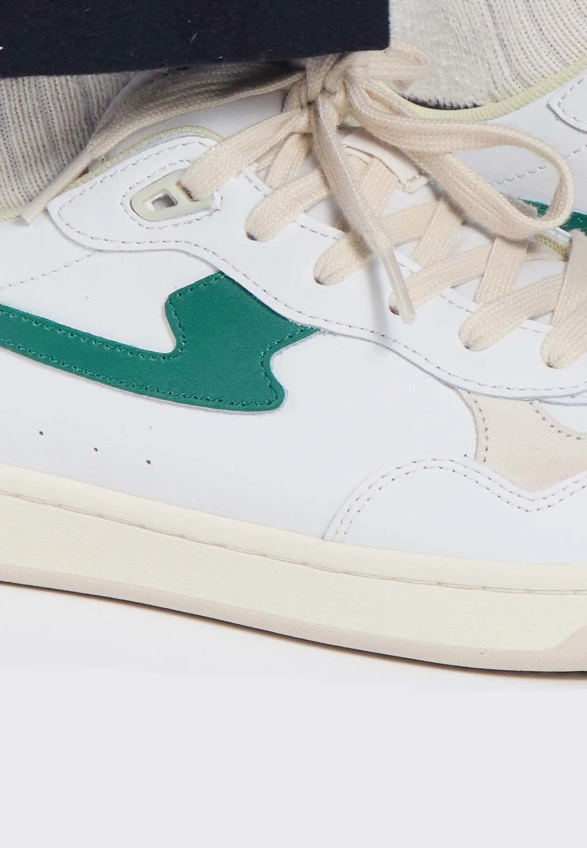 Pro Cup 01 Leather Sneaker - White/Green