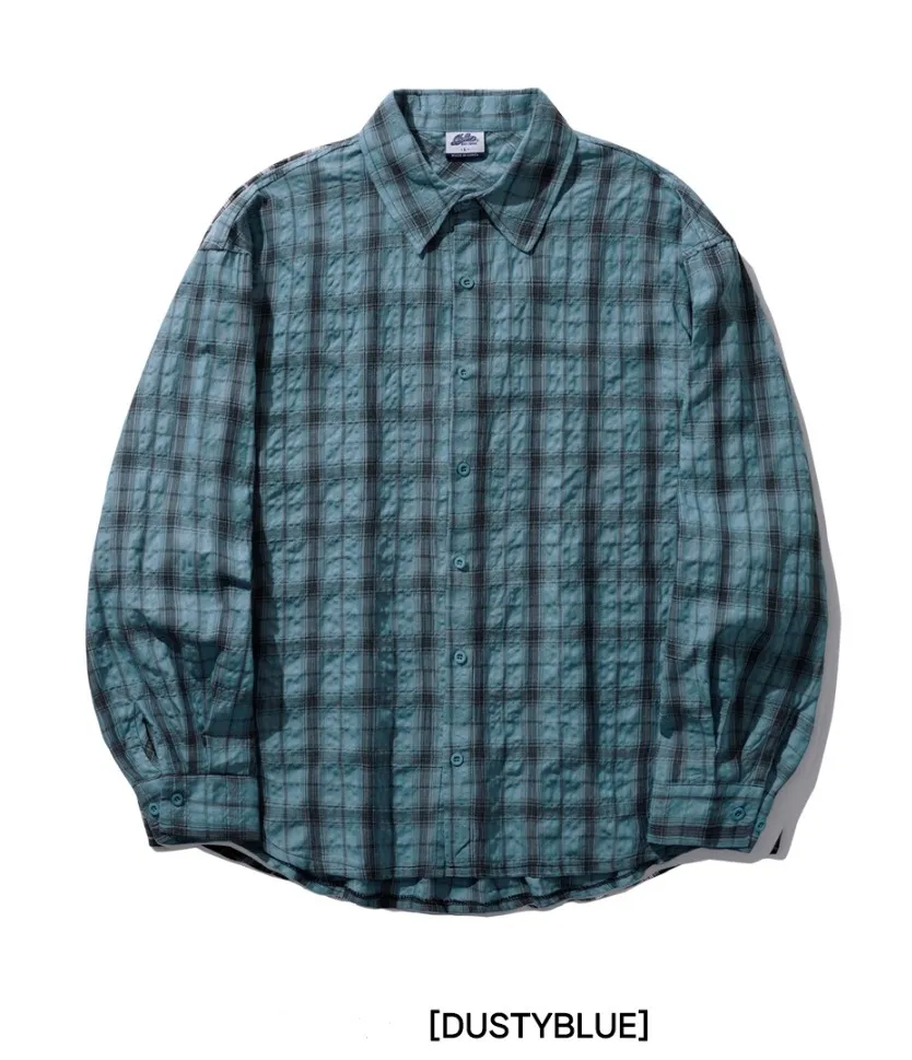 PUNCHLINE  |[ PUNCHLINE]★24SS★RIPPLE CHECK SHIRTS