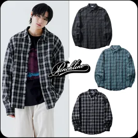 PUNCHLINE  |[ PUNCHLINE]★24SS★RIPPLE CHECK SHIRTS