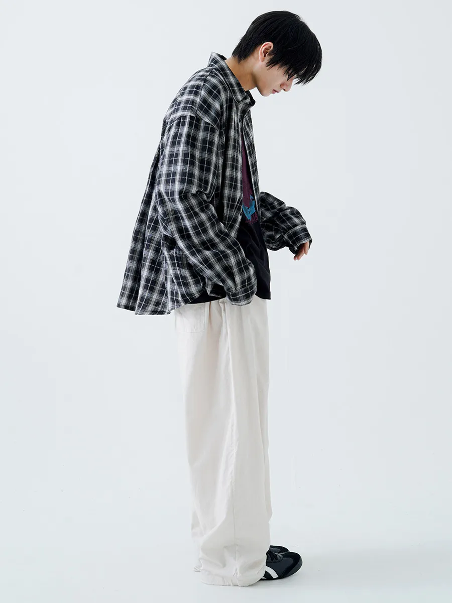 PUNCHLINE  |[ PUNCHLINE]★24SS★RIPPLE CHECK SHIRTS