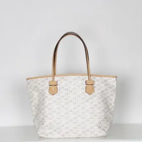 Saint Tropez Tote MM, Milk / Cappuccino Trim