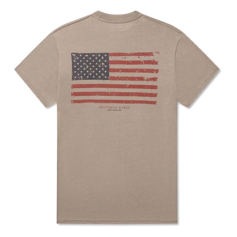 SEAWASH Vintage Flag Short Sleeve T-Shirt