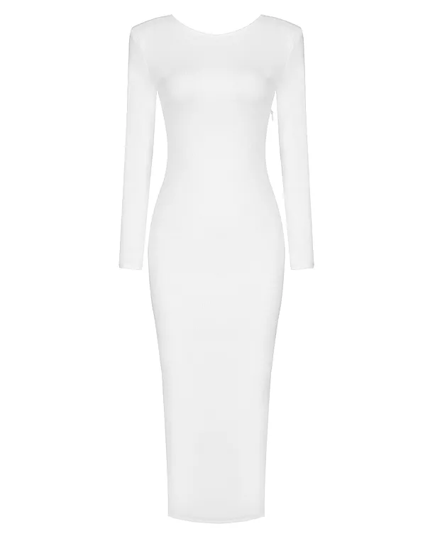 Sevil White Maxi Dress